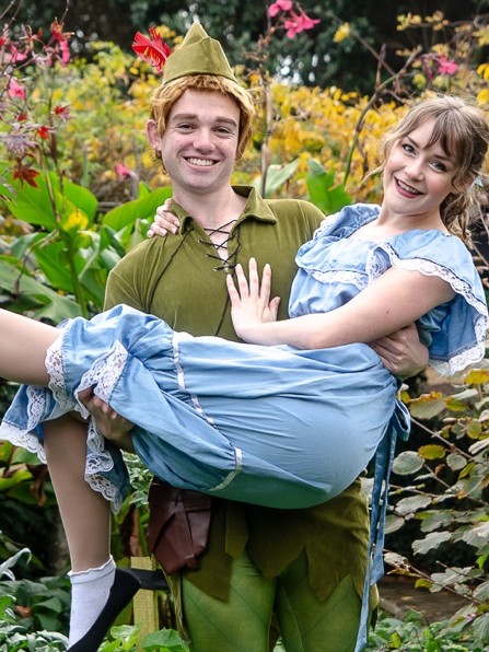 Wendy and Peter Pan duo character entertainers for kids parties across NZ