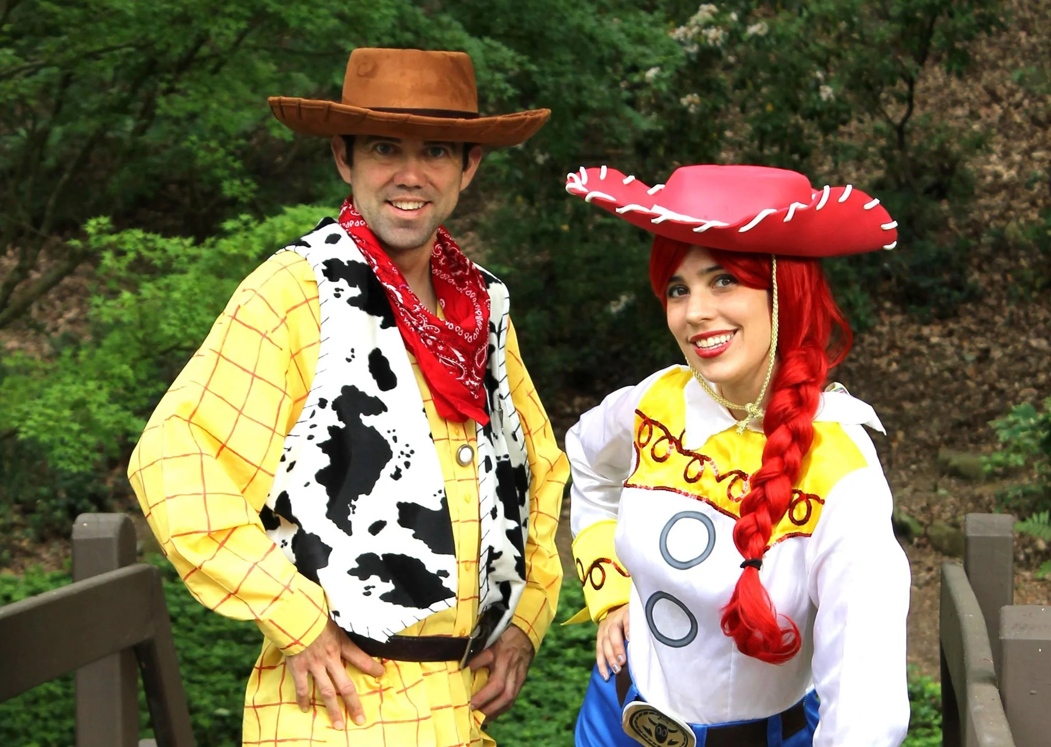 Woody and Jessie cowboy-and-cowgirl character duo entertainers for NZ kids parties